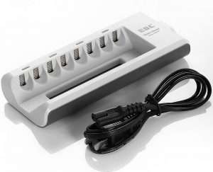 The second of our best battery chargers, the EBL 808 Battery Charger